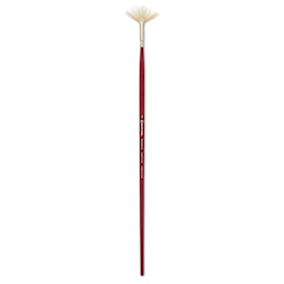 Escoda Marfil Synthetic Bristle Brushes - Series 4433 Fan, Size 2, Long Handle