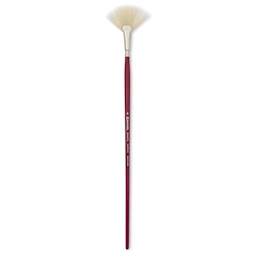 Escoda Marfil Synthetic Bristle Brushes - Series 4433 Fan, Size 6, Long Handle