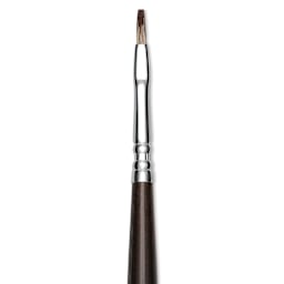 Escoda Vintage Synthetic Brush - Bright, Long  Handle, Size 1