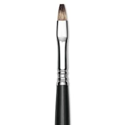 Escoda Vintage Synthetic Brush - Bright, Long  Handle, Size 6