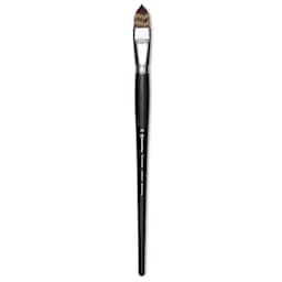 Escoda Vintage Synthetic Brush - Filbert, Long  Handle, Size 20