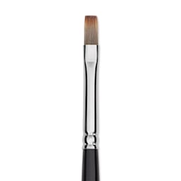 Trekell Spectrum Brush - Bright, Long Handle, Size 4, close up