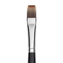 Trekell Spectrum Brush - Bright, Long Handle, Size 12, close up