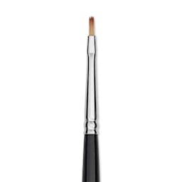 Trekell Spectrum Brush - Filbert, Long Handle, Size 0, close up