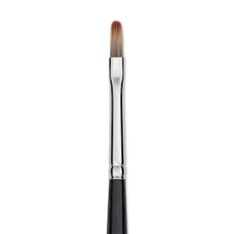 Trekell Spectrum Brush - Filbert, Long Handle, Size 2, close up