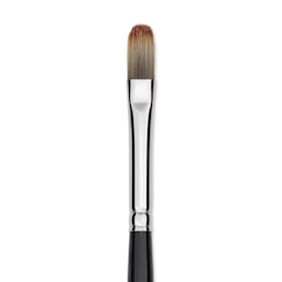 Trekell Spectrum Brush - Filbert, Long Handle, Size 8, close up