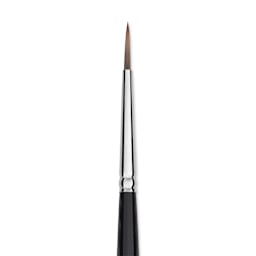 Trekell Spectrum Brush - Round, Long Handle, Size 4, close up