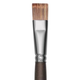 Princeton Pro Series 6000 Brush - Bright, Long Handle, Size 8, close up