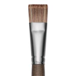 Princeton Pro Series 6000 Brush - Bright, Long Handle, Size 10, close up