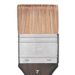 Princeton Pro Series 6000 Brush - Mottler, Short Handle, Size 2", close up