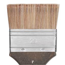 Princeton Pro Series 6000 Brush - Mottler, Short Handle, Size 3", close up