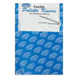 Royal & Langnickel Plastic Palette Knife Class Pack - Trowel, Pkg of 144, front of the packaging