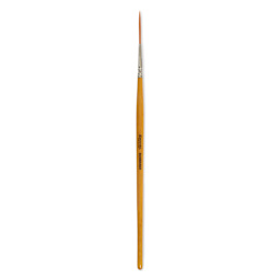 Escoda Necksbreaker Toray Gold Synthetic Pinstriping Brush - Detail Round, Long Handle, Size 1