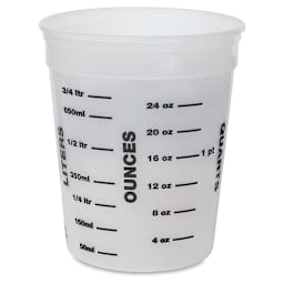 Plastic Tub - Back of 1 Quart Tub shown