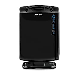 Fellowes AeraMax Air Purifiers - Front view of Black Purifier 190