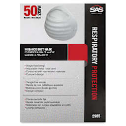 SAS Nuisance Dust Mask - Pkg of 50 - front of packaging