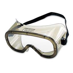 SAS Standard Safety Goggles - Angled view of Goggles showing head strap
