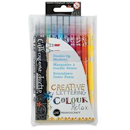 Manuscript Callicreative Duotip Marker Sets - Front of package for 10 pc Set