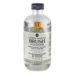 Chelsea Classical Studio Citrus Essence Brush Cleaner - Front of 4 oz bottle 