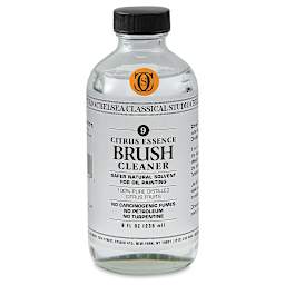 Chelsea Classical Studio Citrus Essence Brush Cleaner - Front of 8 oz bottle