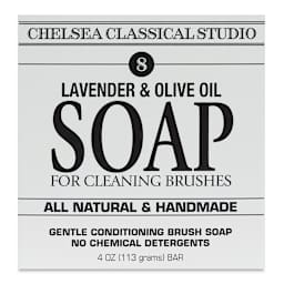 Chelsea Classical Studio Lavender & Olive Oil Soap - Front view of package
