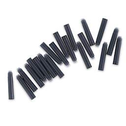 William Mitchell Ink Cartridges - 20 Black Ink Cartridges shown in loose row