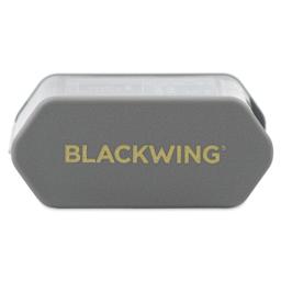 Blackwing Two-Step Long Point Pencil Sharpener - Grey (side view)