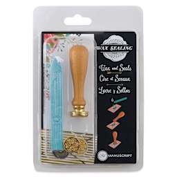 Manuscript Wax Sealing Kits - Top view of Seasons set showing wick and seals