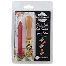 Manuscript Wax Sealing Kits - Top view of Emotions set showing wick and seals