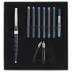 Cretacolor Calligraphy Handwriting Set - Components shown in storage tray
