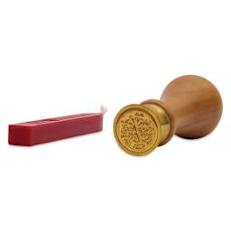 Manuscript Ceramic Small Initial Sealing Coin Set - Letter Z