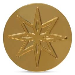 Manuscript Small Sealing Coin - Star