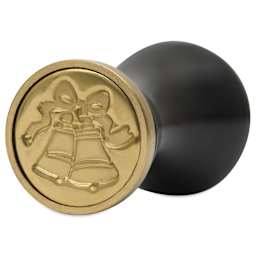 Manuscript Wax and Seal Small Ceramic Coin Set - Bell, close up