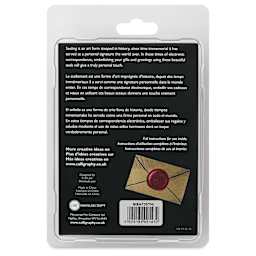 Manuscript Wax and Seal Small Ceramic Coin Set - Thistle, back of packaging