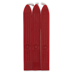 Manuscript Sealing Wax Sticks - Red, Pkg of 3