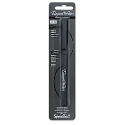 Speedball Elegant Writer Permanent Marker - Black, 1.3 mm Chisel Tip front of package