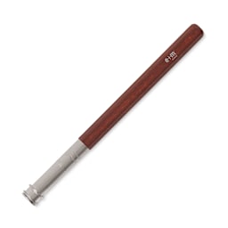 Peanpole Pencil Extender - Walnut stained Extender shown at angle