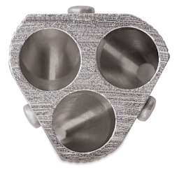 Mobius & Ruppert Triple-Hole Sharpener - End view of sharpener
