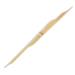 Richeson Bamboo Reed Pen - Side view of Small Bamboo pen shown at an angle