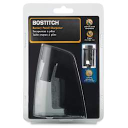 Bostitch Battery Pencil Sharpener - Front of blister package
