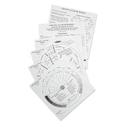 Create-a-Color Wheel Pack - Black/White, Pkg of 10