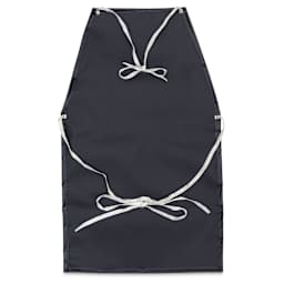 Children’s Vinyl Apron - For ages 8-14, Royal Blue, interior of the apron