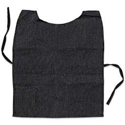 Children's Art Apron -Top view of apron for Ages 6-11 showing ties