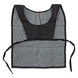 Children's Art Apron Ages 6-11 - Top view of back of apron shown