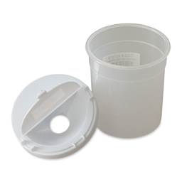 Richeson Neatness Jar - 8 oz, Extra Jar with White Lid removed