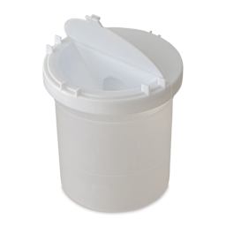 Richeson Neatness Jar - 8 oz, Extra Jar with White Lid partially open