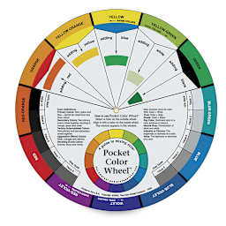 Artist's Color Wheel - Pocket Version, 5-1/8" (front)