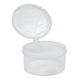 LaCons Flip Top Container - Hinged Lid, 3 oz open