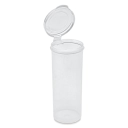 LaCons Flip Top Container - Hinged Lid, 2.5 oz, lid opened