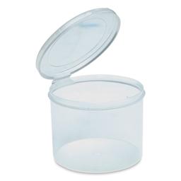 LaCons Flip Top Container - Hinged Lid, 5 oz open